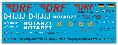 Peddinghaus decals 2522 - peddinghaus-decals, 1/32