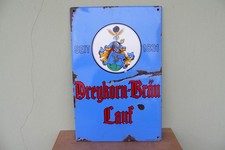 orig. altes Emailschild  - Dreykorn Bräu Lauf