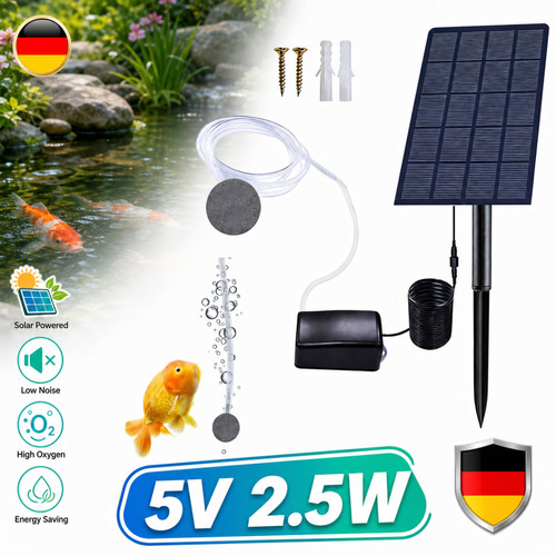 Solarbetrieben teichbelüfter - solarbetrieben,