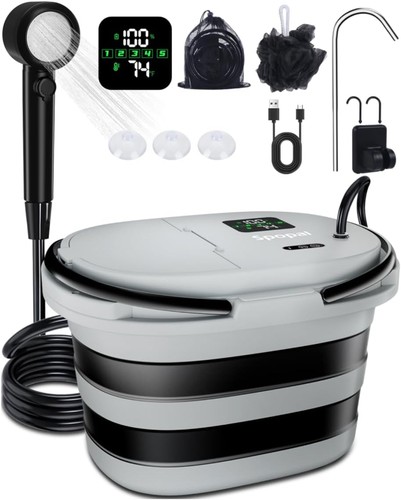 Campingdusche mit pumpe - campingdusche, 20l
