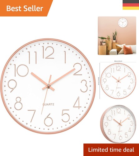 Stille analoge wanduhr cm - wanduhr,