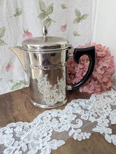 Art Deco Metall Kaffeekanne -