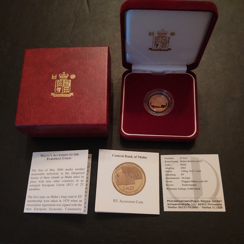 Malta lira goldmünze von - 20,