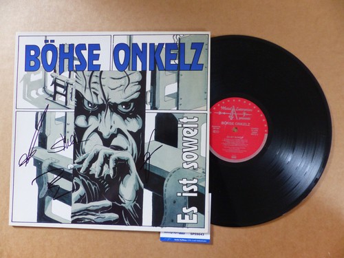 Böhse onkelz signed - onkelz, autogramm