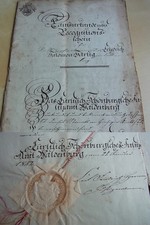 Kaufbrief WALDENBURG (Sachsen)