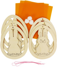 Holzanhänger Hase Lopi 3er