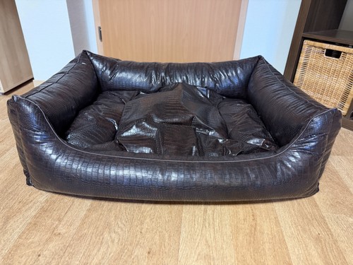 Lillibed hundesofa leder kroko - hundesofa,