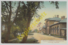 Hvidding Vedsted AK Grenzbahnhof Dänemark Eisenbahn Nachdruck alte Litho