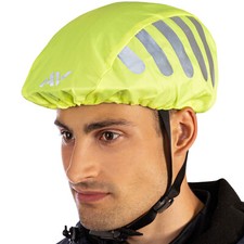 AVANA Fahrradhelm Regenschutz Reflektoren Helmüberzug wasserdichter Regenüberzug