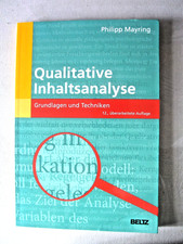 Qualitative Inhaltsanalyse: Grundlagen und Techniken, Philipp Mayring