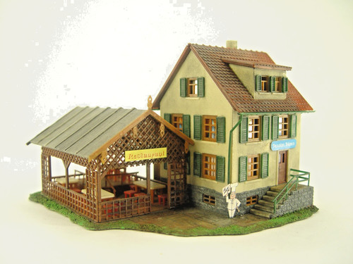 Landgasthaus biergarten - landgasthaus, m.