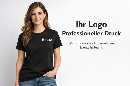 Shirt mit firmenlogo - t-shirt,