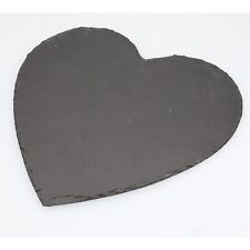 Schieferplatte, Dekoplatte HERZ. 30cm, Schieferherz, Kanten gebrochen, Schiefer