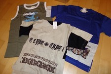 Jungen Kleidungspaket T-Shirts Größe 140 146 Indianer Shirts Achselshirt Neu