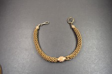 antike Uhrenkette, geflochtene