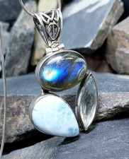 Großer Sterling Silber