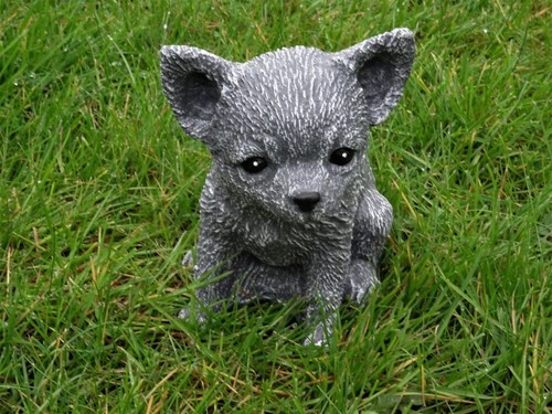 Steinfigur tierfigur hund - tierfigur,