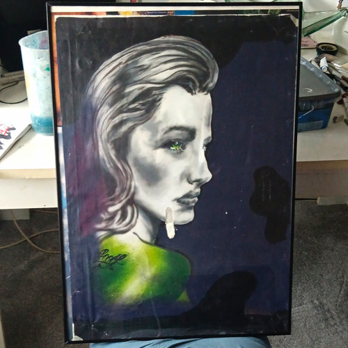 Gerahmter kunstdruck porträt - gerahmter,