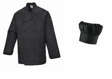 Set Kochjacke + Kochmütze