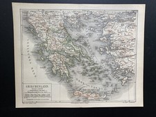 antike historische Landkarte