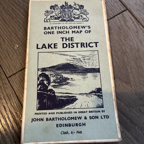 Vintage bartholomew cloth map - vintage,
