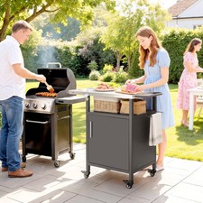 Outdoor Grillwagen mit Rollen