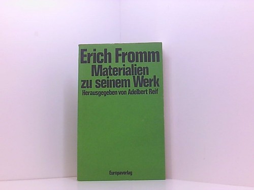 Erich fromm materialien zu - erich, fromm.