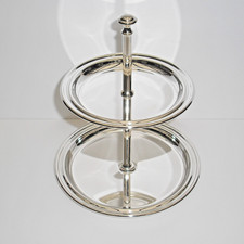 Etagere versilbert zwei Etagen