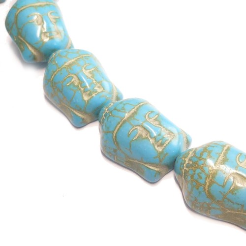 Howlith perlen buddha 20mm - howlith,
