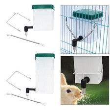 Auslaufsicher Automatische Tränke Wasser Futterspender Kleintier für Kaninchen