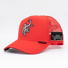 Red monkey designer trucker - designer,