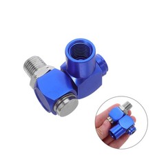  2 Stück Luftschlauch-Armaturen: 1/4 NPT pneumatischer Schwenkschlauchanschluss