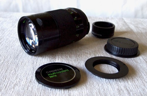 200mm super teleobjektiv 2x - 200mm, +