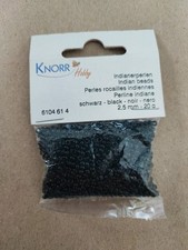 Rocailles Schwarz 2,5 mm , 20