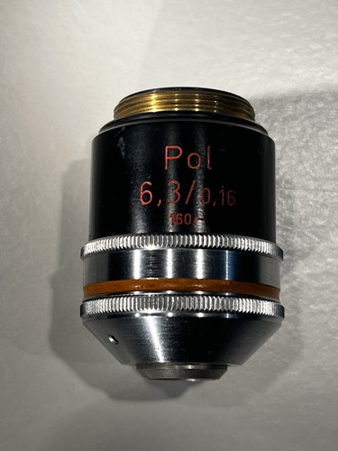 Carl zeiss pol plan 0 - carl, 6.3x/0.16