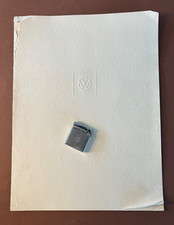 Alte Oldtimer VW Urkunde