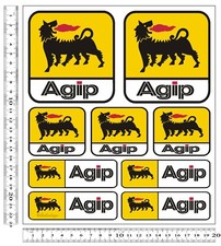 AGIP Stiker Aufkleber für