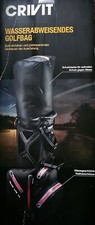 Crivit Cartbag Golftasche Golf Tasche Sport Wasserdicht Standmechanismus Schwarz
