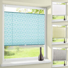 Plissee Ausbrenner Muster Sichtschutz Klemmfix ohne Bohren Easyfix Faltrollo Tür