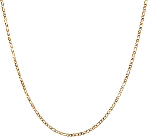 Figaro kette 14k gold - figaro,