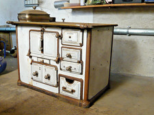 Roeder Darmstadt Küchenofen emailliert Kochmaschiene um 1930 Dekorationsobjekt