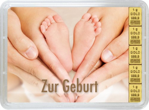 Zur geburt geschenkbarren 5g - zur,