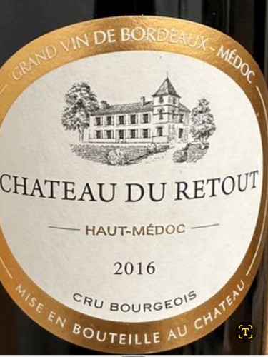 Chateau retout haut medoc - du,