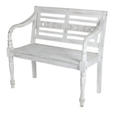 Teak-Gartenbank 2-Sitzer