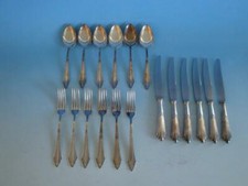 RS0319-016: WMF Fächer Modell 900 Menübesteck versilbert