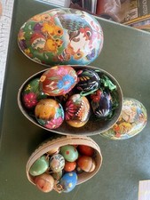 Konvolut Ostereier Holzeier