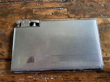 Altes Midcentury Zigarettenetui Box mit Feuerzeug für Bastelnde Sammler