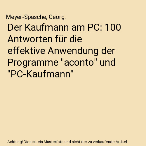 Der kaufmann 100 - am,