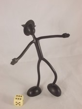 Alte Schleich Biegefigur JOPO schwarz Entwurf Eva Zippel 1948 Bieger rar selten