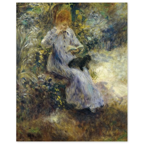 Pierre auguste renoir - renoir,, lesende
